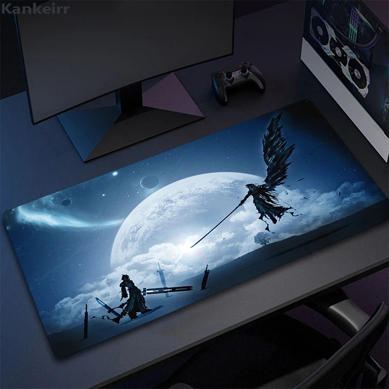 F-Final Fantasy Mouse Pad Gamer XL Large New Mousepad XXL keyboard pad Desk Mats Office Carpet Soft Computer Desktop Mouse Pad