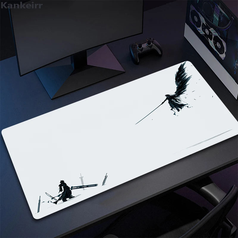 F-Final Fantasy Mouse Pad Gamer XL Large New Mousepad XXL keyboard pad Desk Mats Office Carpet Soft Computer Desktop Mouse Pad
