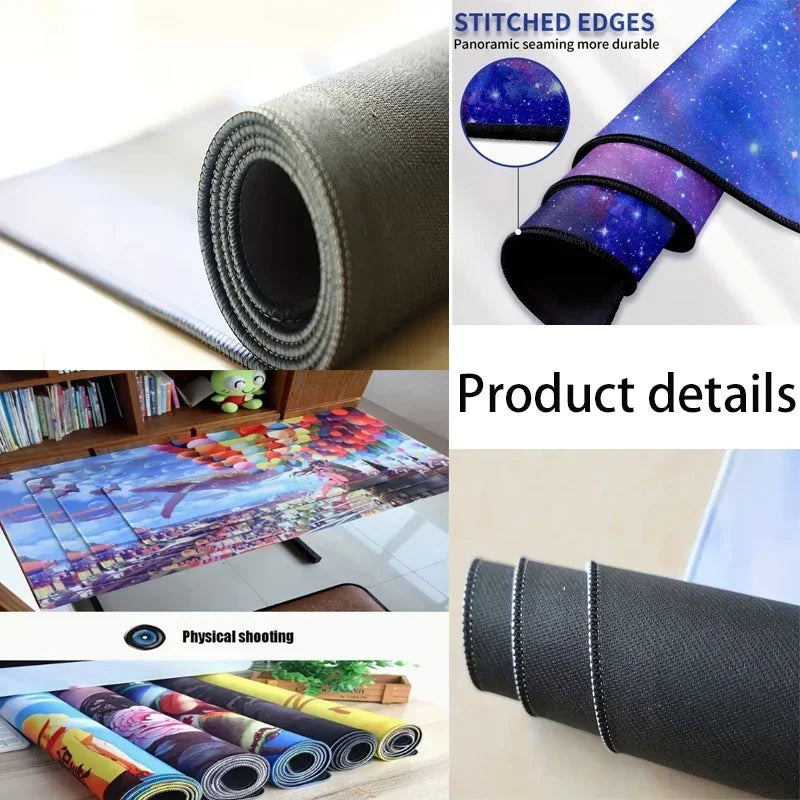 Large Gaming Mouse Pad Strata Liquid Desk Non-Slip Rubber Game Mouse Mat Computer Keyboard Mats Pad Big Mousepad Gamer Decorate