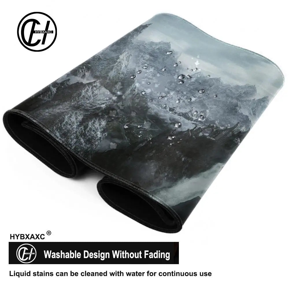 Skyrim Large Gaming Mouse Pad 900x400 Computer Mousepad PC Gamer Laptop Mouse Mat Office Mausepad XL Silicone Keyboard Desk Mat