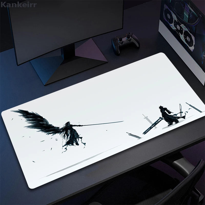 F-Final Fantasy Mouse Pad Gamer XL Large New Mousepad XXL keyboard pad Desk Mats Office Carpet Soft Computer Desktop Mouse Pad