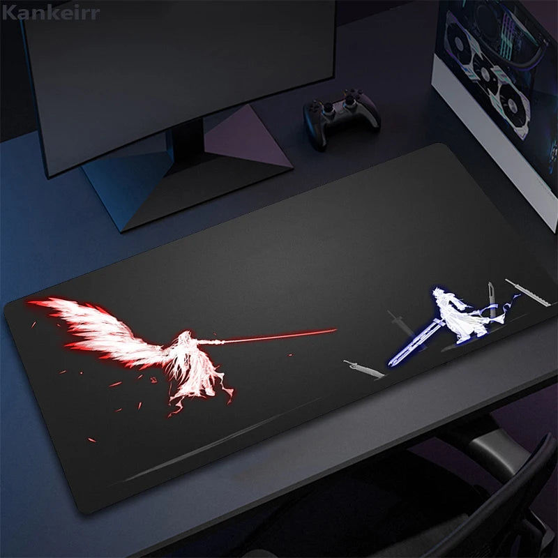 F-Final Fantasy Mouse Pad Gamer XL Large New Mousepad XXL keyboard pad Desk Mats Office Carpet Soft Computer Desktop Mouse Pad