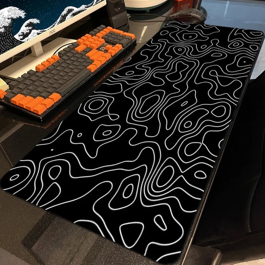 Large Gaming Mouse Pad Strata Liquid Desk Non-Slip Rubber Game Mouse Mat Computer Keyboard Mats Pad Big Mousepad Gamer Decorate